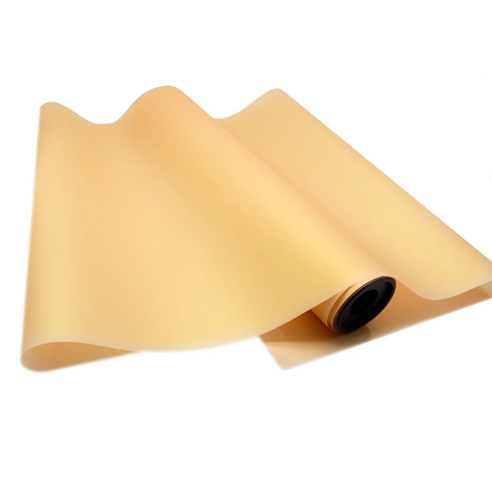 33cm / 60cm x 50m DTF Golden Glitter Film Direct to Transfer Film Printing Film Paper for T-shirt Heat Press for Bulk Wholesale