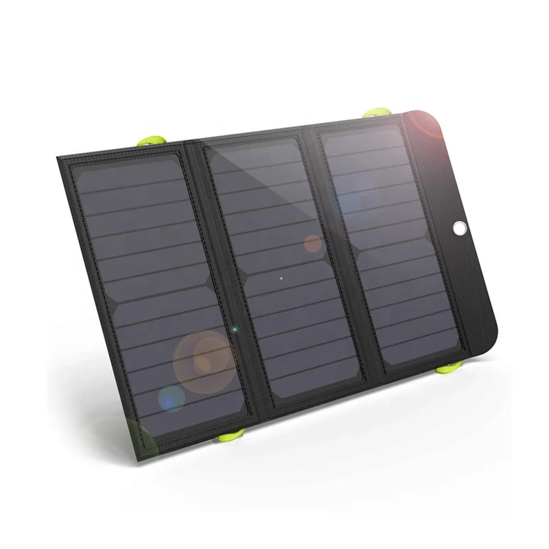 

Portable Power Bank 21W Waterproof Built-in 10000mah Battery Foldable Solar Panel Charger