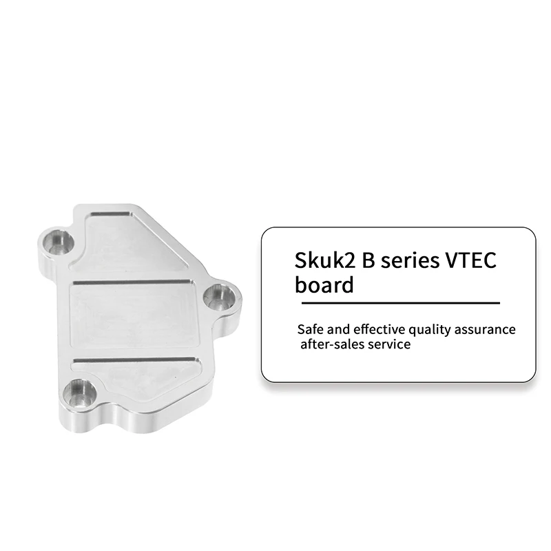 High quality metal Billet B-Series Vtec Block Off Plate for Honda Acura Silver Car Accessories