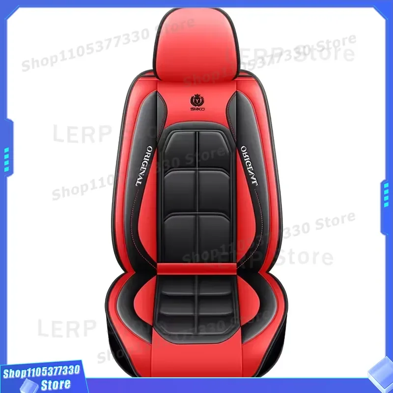 Universal Full Leather Car Seat Cushion Single Seat Driver All Inclusive Cover All Season Auto Interior Accessories