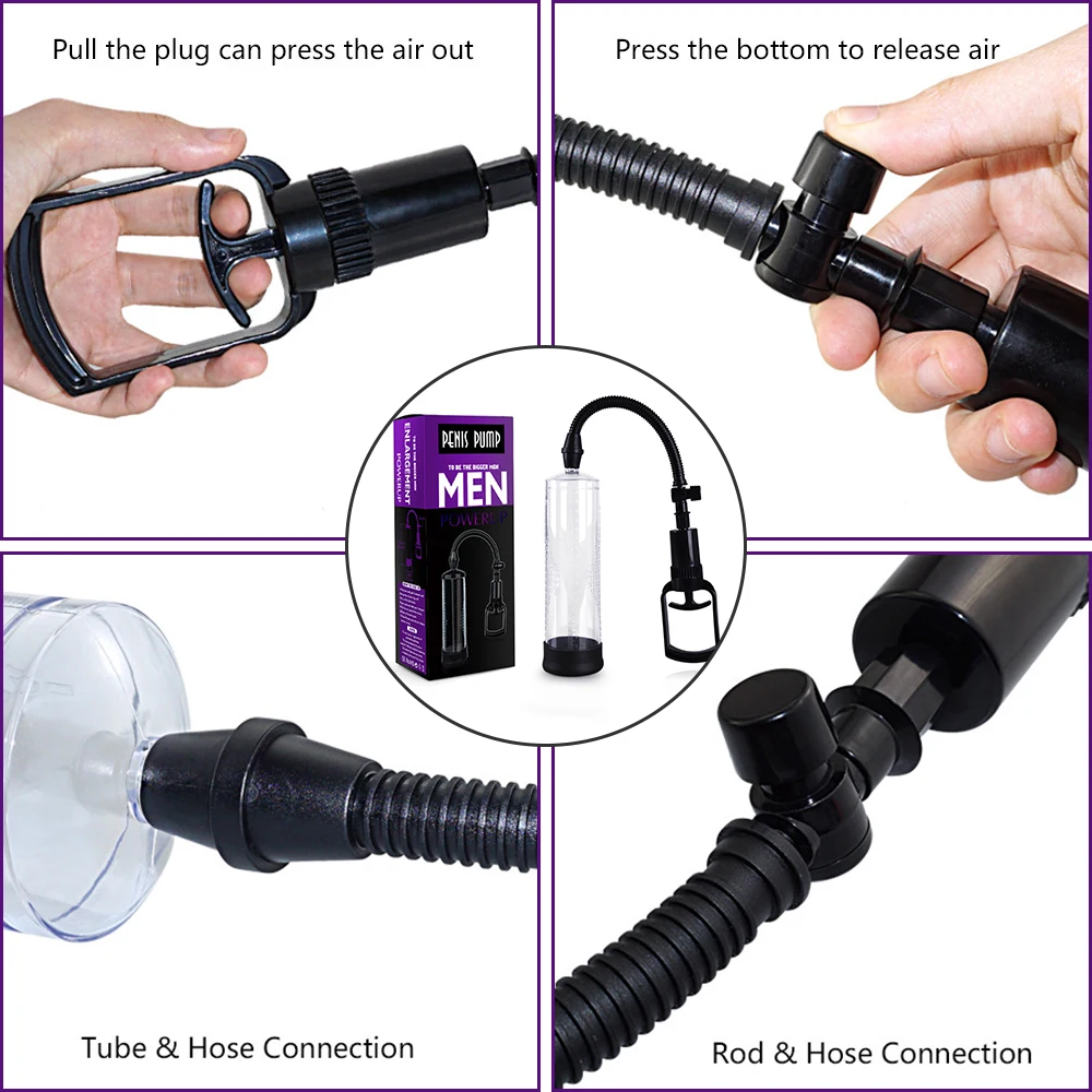 ذكر القضيب مضخة فراغ ديك موسع القضيب توسيع لعبة الجنس المثيرة للرجل الديك زيادة طول المكبر لوازم الكبار