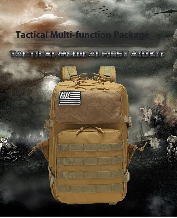 

45л Molle Тактический рюкзак Сумка Охотничий рюкзак MOLLE GYM для мужчин EDC Открытый походный рюкзак для выживания Держатель для бутылки ведьмы