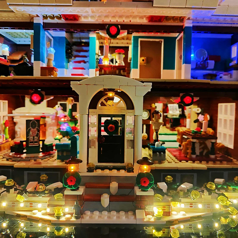 LEDライトキット ホームアローンハウスに最適 21330 アイデア 組み立てブロック 装飾ランプ (モデルブロックは含まれません)