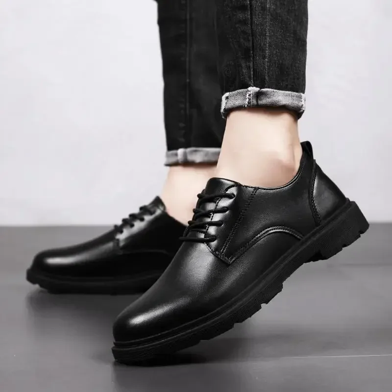 Zapatos de vestir formales italianos para hombres, zapatos de tacón alto Oxford, zapatos de fiesta de cena formales, zapatos clásicos para hombres