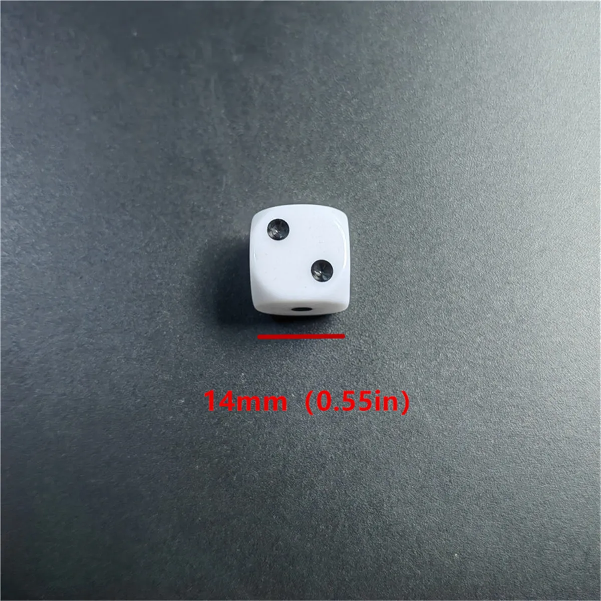 Dice 10Pcs/Lot 14/16mm Drinking Dice Acrylic White Round Corner Hexahedron Dice Club Party Table Playing Games RPG Dice Set