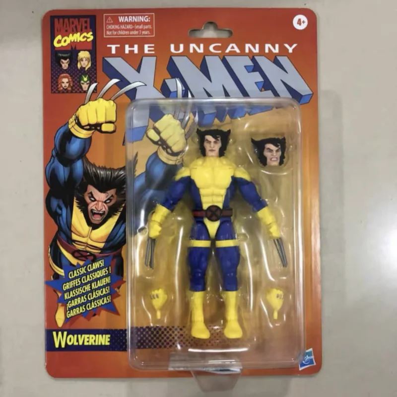 

Marvel Legends X-Men Dark Phoenix Series Action Figures - Wolverine Longshot 6-Inch Retro Collectible Toys with Hanging Card