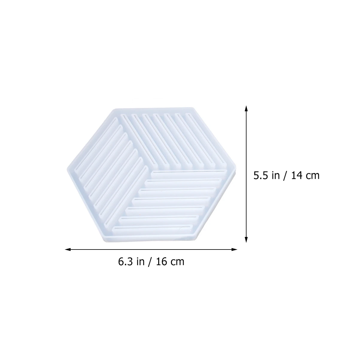 

2Pcs Hexagonal Mold Silicone Fondant Clear Epoxy Baking Crystal Jewelry Craft Resin Accessories Fondant Mold Parts