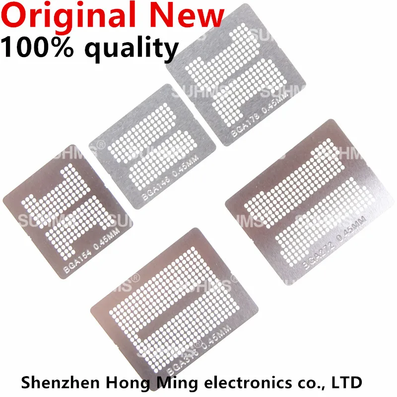 Direct heating BGA Reballing Stencil Template For SSD NAND DDR Memory IC BGA146 BGA154 BGA178 BGA272 BGA316
