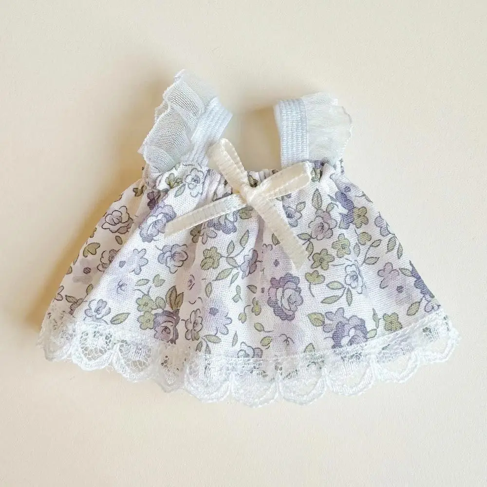 10~15cm Cotton Doll Lovely Princess Dress Fashion Dresses Skirt Decoration  Plush Dolls Clothes Accessories