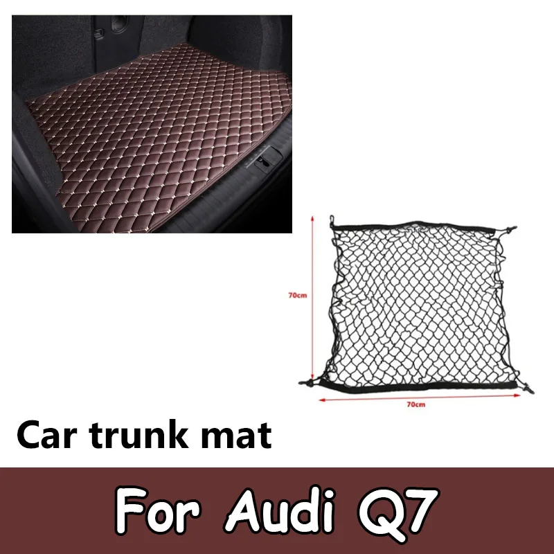 Car Trunk Mat For Audi Q7 4L 5-Seat 2006-2015 07 08 09 10 11 12 13 14 Custom Car Accessories Auto Interior Decoration