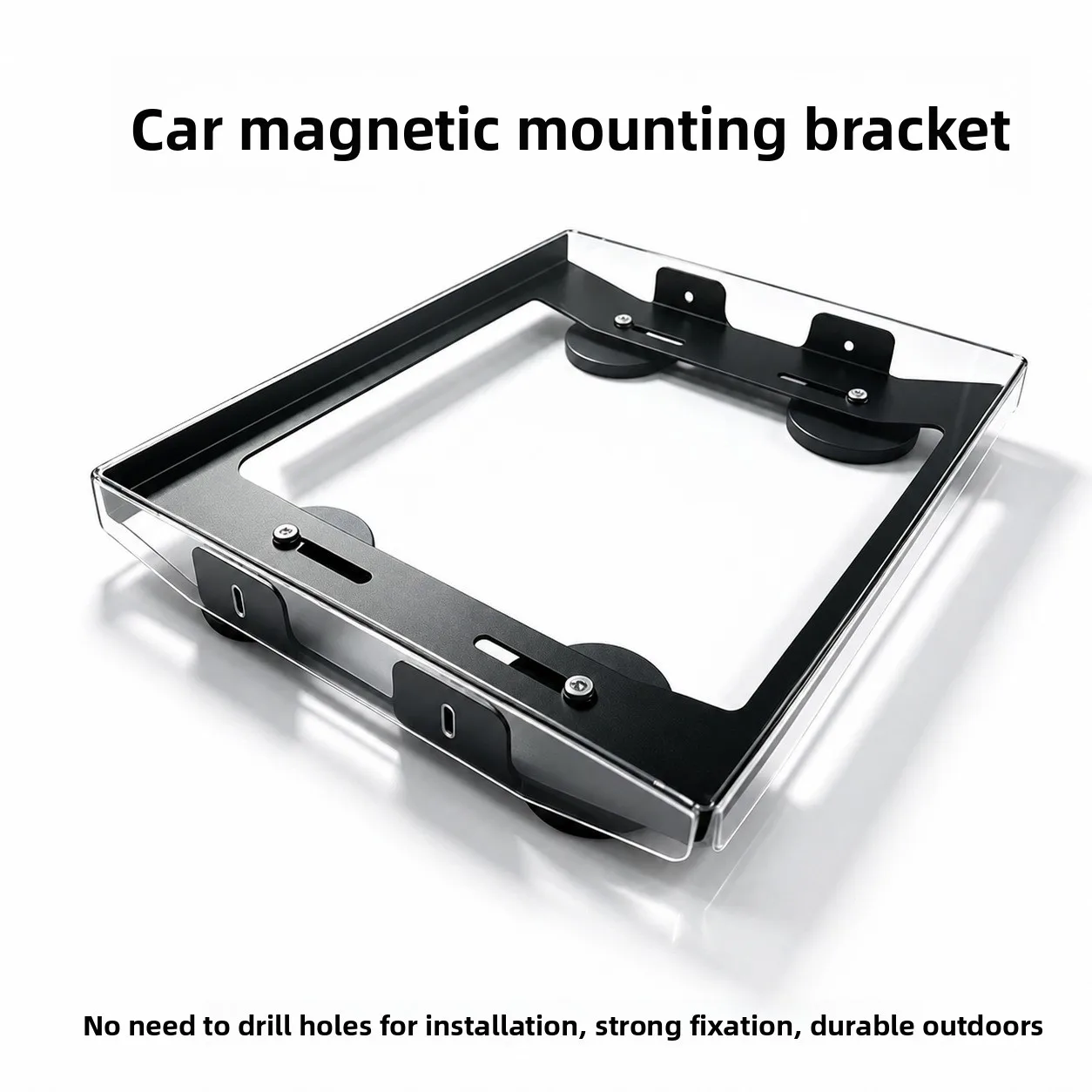 Magnet Bracket Car RV Outdoor with PC Board for Mini Metal Frame PC Transparent Plate Holder Universal Adjustable Rotatable