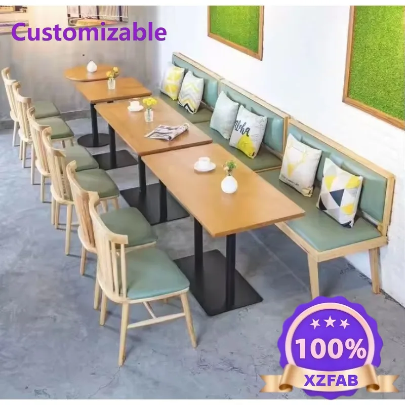 Factory Direct 2026 Restaurant Project Furniture Cafe Bar Hamburger Shop KTV Club Velvet Restaurant Sectional Sofa Booth Seating