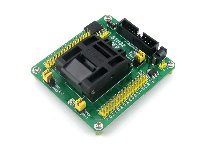 STM32-QFP64 QFP64 LQFP64 STM32F10xR STM32L1xxR STM32F2xxR STM32F4xxR Yamaichi IC Test Socket Programming Adapter 0.5mm Pitch