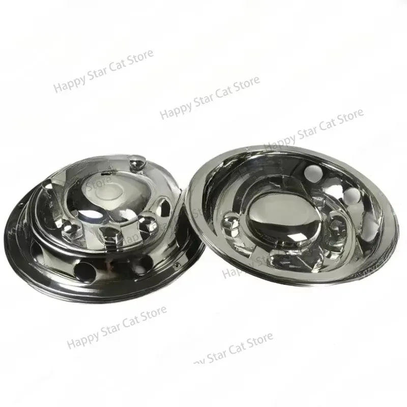 10 hole hubcap wheel cover 22.5 inch luxury all-inclusive bus van stainless steel modified car accessories