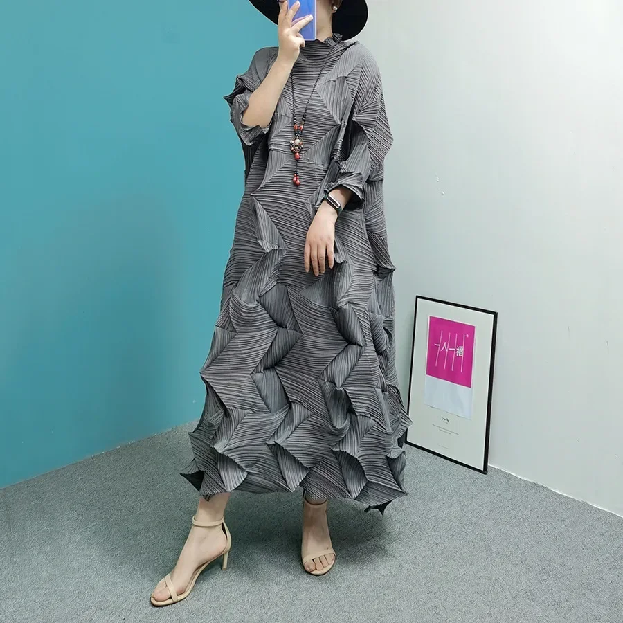 فساتين أفريقية مخصصة للنساء Dashiki مطوي شرابة عباية إسلامية موضة فستان ماكسي قفطان بوبو رداء فستان أفريقيا جلطة #5