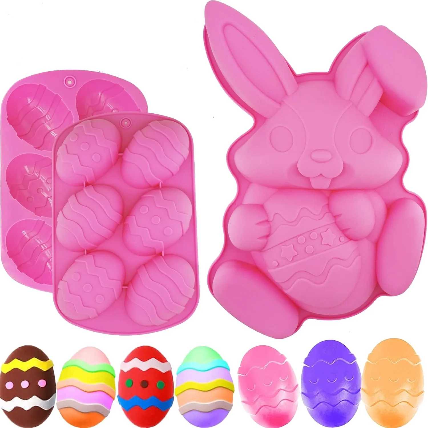 

Easter shape, bunny, egg, cake mold, cartoon silicone cookie model kitchen baking decoration accessories handmade fondant cake m