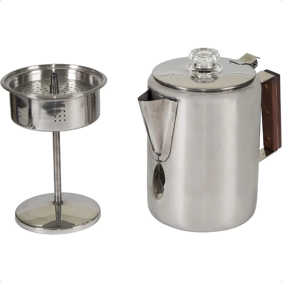 

Stainl Steel Percolator Coffee Pot 9 Cups 2769 Sier