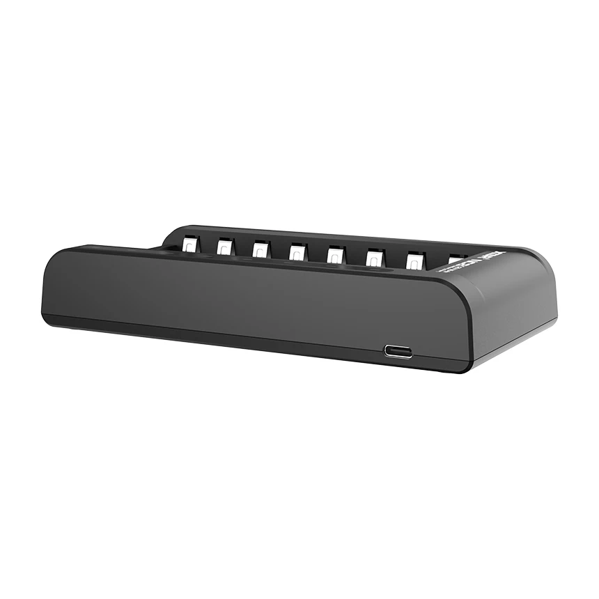 XTAR NC8 Battery Charger For 1.2V AA AAA Ni-MH Battery USB C Input LED Indicator Charger SET