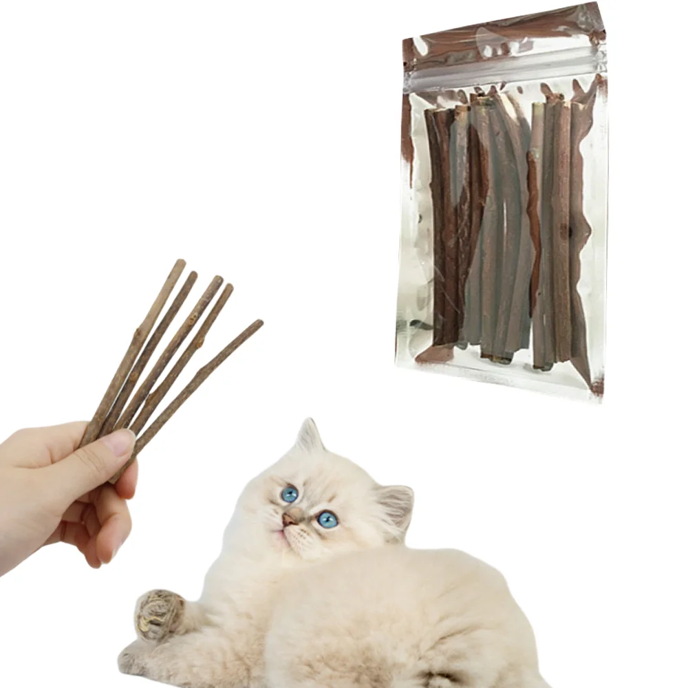 Natürlicher Matatabi-Stick für Katzen – Kauspielzeug für die Zahnpflege, Anti-Tartar Fun Teaser und Möbelschoner (Kätzchen/Erwachsene)