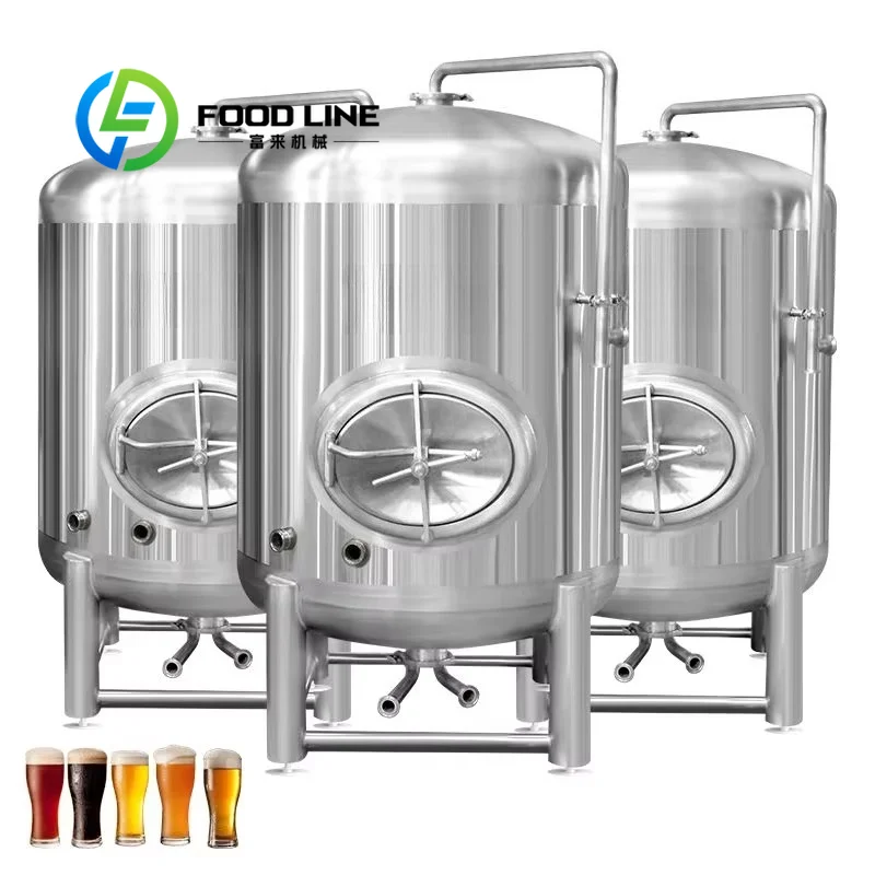 Full Automatic 1000L 2000L  Beer Production Line Intelligent Control System For High Efficiency Beer Brewing And Making