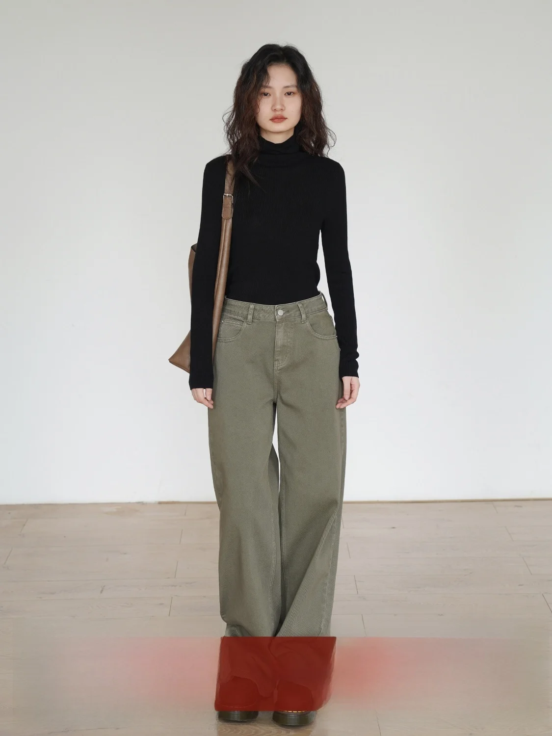 

Waed Loose Straight Leg Jeans Women's ey een Denim High Waist Trousers Design Sensation New Arrival 2024