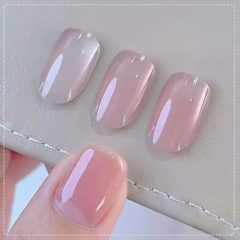2026 New Summer Nude Gel Nail Polish, Ice Transparent Flesh Color, Long Lasting & Non-Yellowing, Professional Salon Manicure Kit