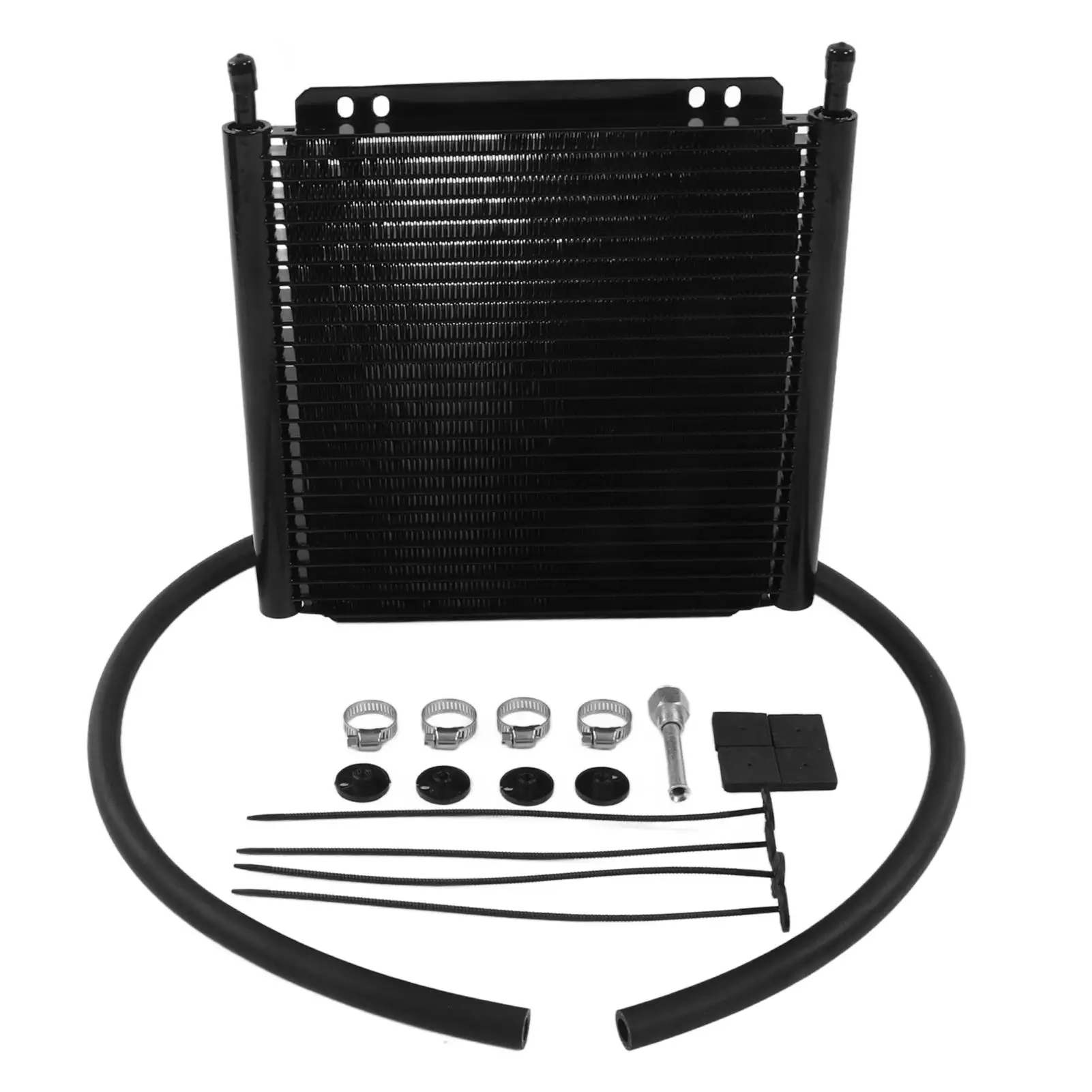 

Transmission Radiator 26 Rows Engine Oil Cooler Kit Heat Resistant for trailers for
