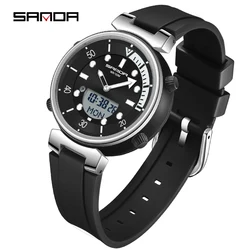 SANDA Top Luxury Fashion Sport Men's Watches Waterproof Quartz Watch Casual Wristwatch for Male Clock Relogio Masculino 3122