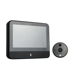 Control remoto para teléfono móvil, dispositivo S52 de 4,3 pulgadas con WIFI, detección dinámica, fotografía, vídeo, visión nocturna, 5000mAh, HD, Ojo de Gato inteligente
