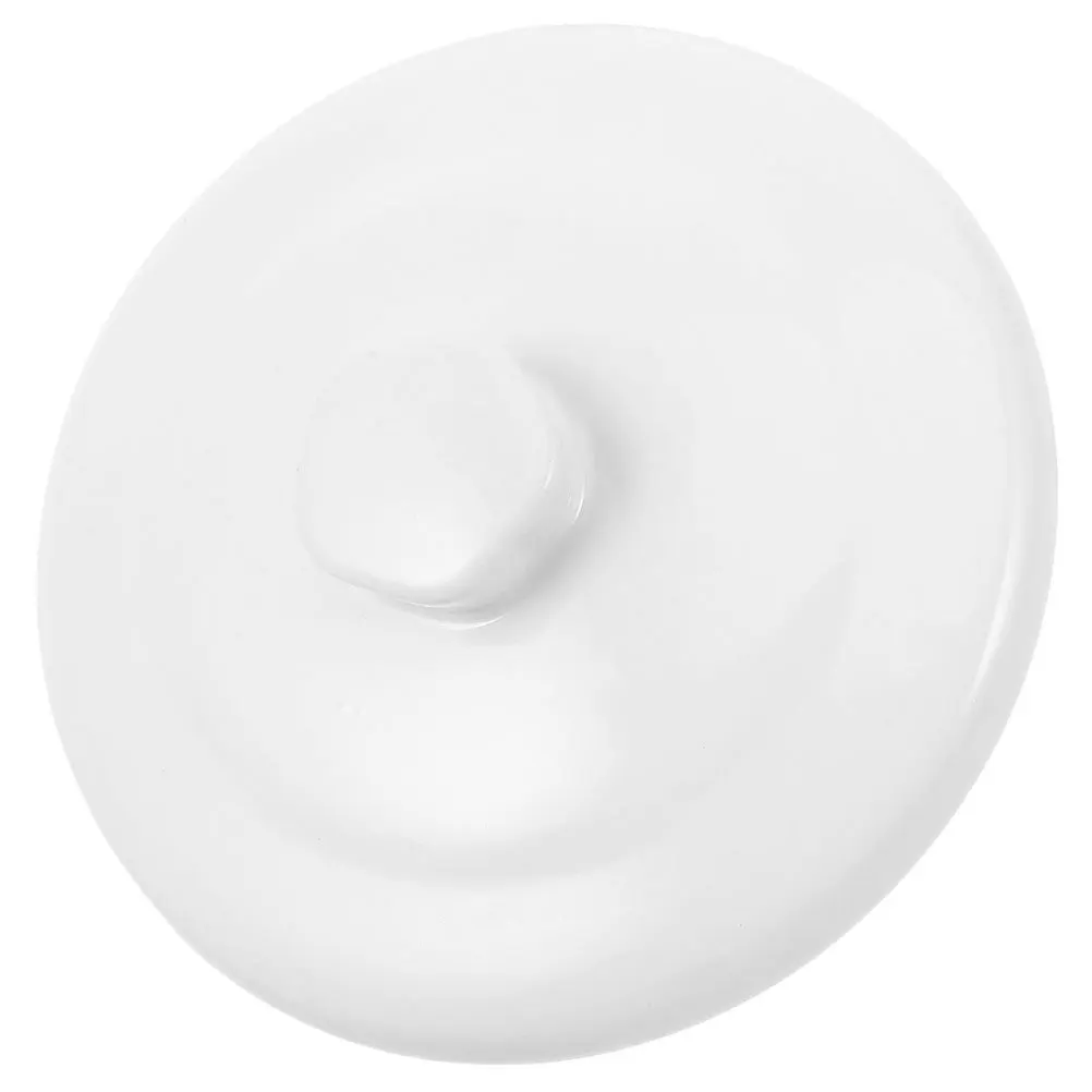 Ceramic Electric Stew Pot Lid Replacement Universal 0.65L Heat-Resistant Cooker Pot Cover for Soup Steaming Home Kitchen