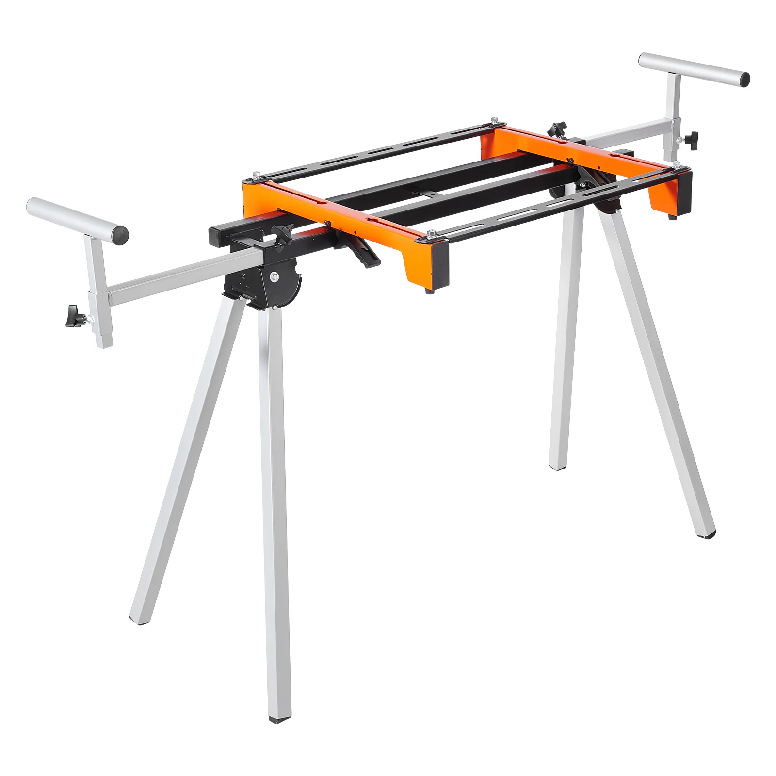 VEVOR Miter Saw Stand Steel Stand for Miter Saw with Mounting Brackets Clamps Folding Miter Saw Stand