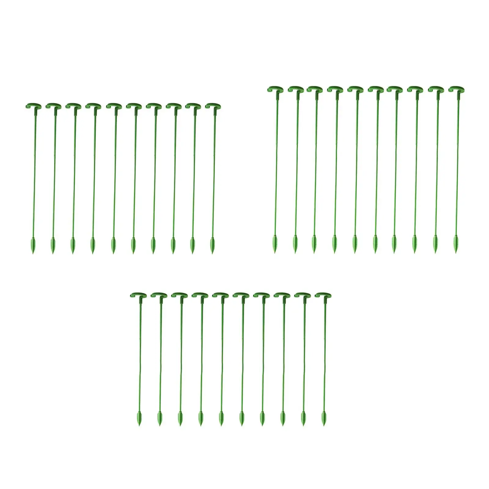 

10Pcs Garden Flower Support Flower Stand for Lily Vegetable Holder Bracket