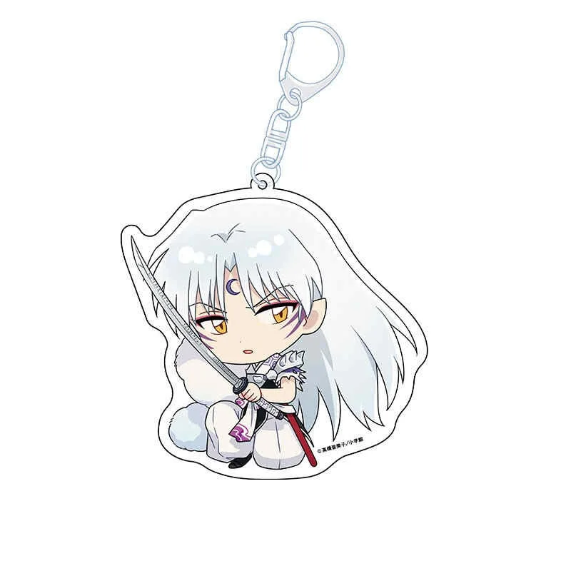 Fans Gifts Charm Anime Inuyasha HD Character Lilo and Stitch Acrylic Keychains Phone Or Bag Hanging Jewelry Ornaments About 6cm