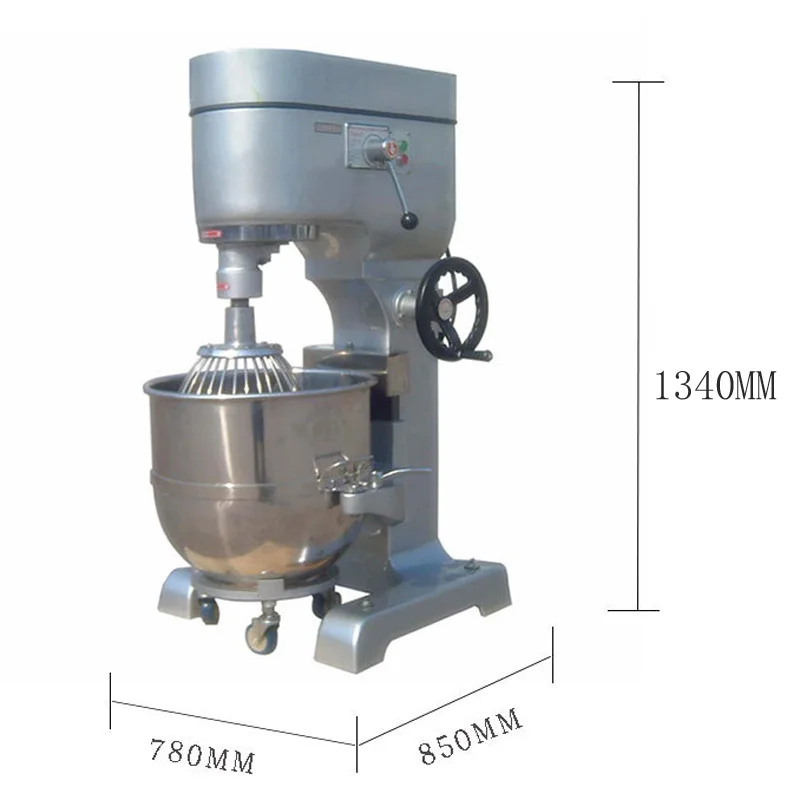 60L Three Gear Professional Eg Cream Milkshake Mixer Eggbeater Bakery Mixer Commercial Multi-function Stirring Machine 380V