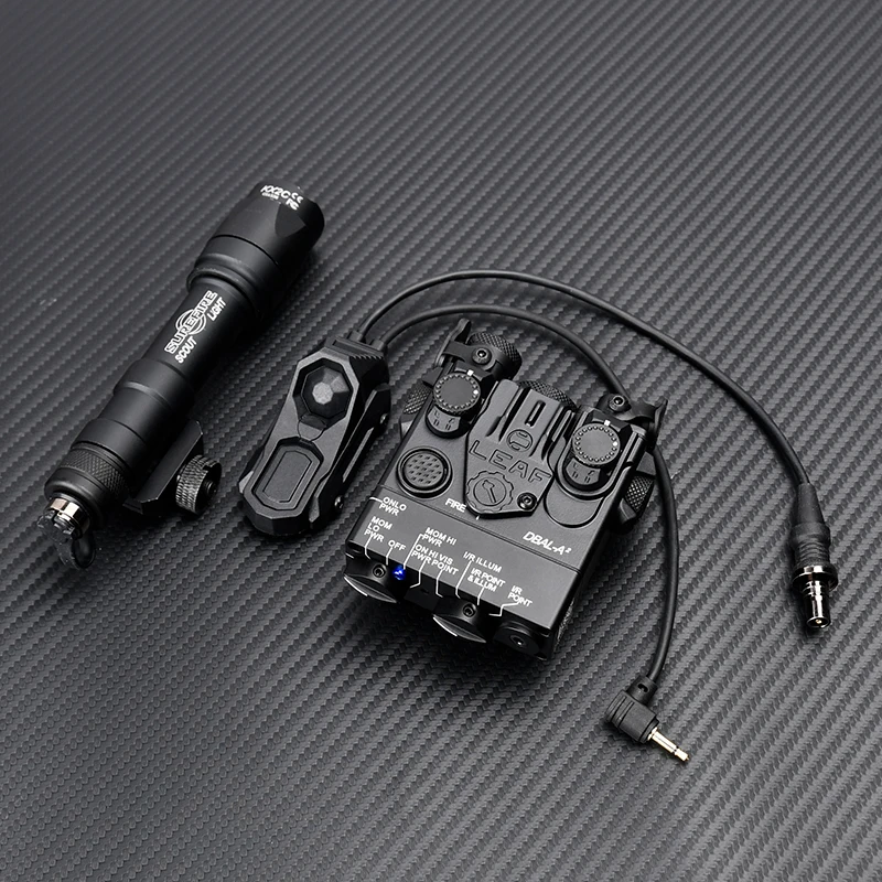 WADSN DBAL A2 Green Optical Illumination Night Vision Fill Light Dual Switch Kit M300 M600 LED Durable Tactical Flashlight Set