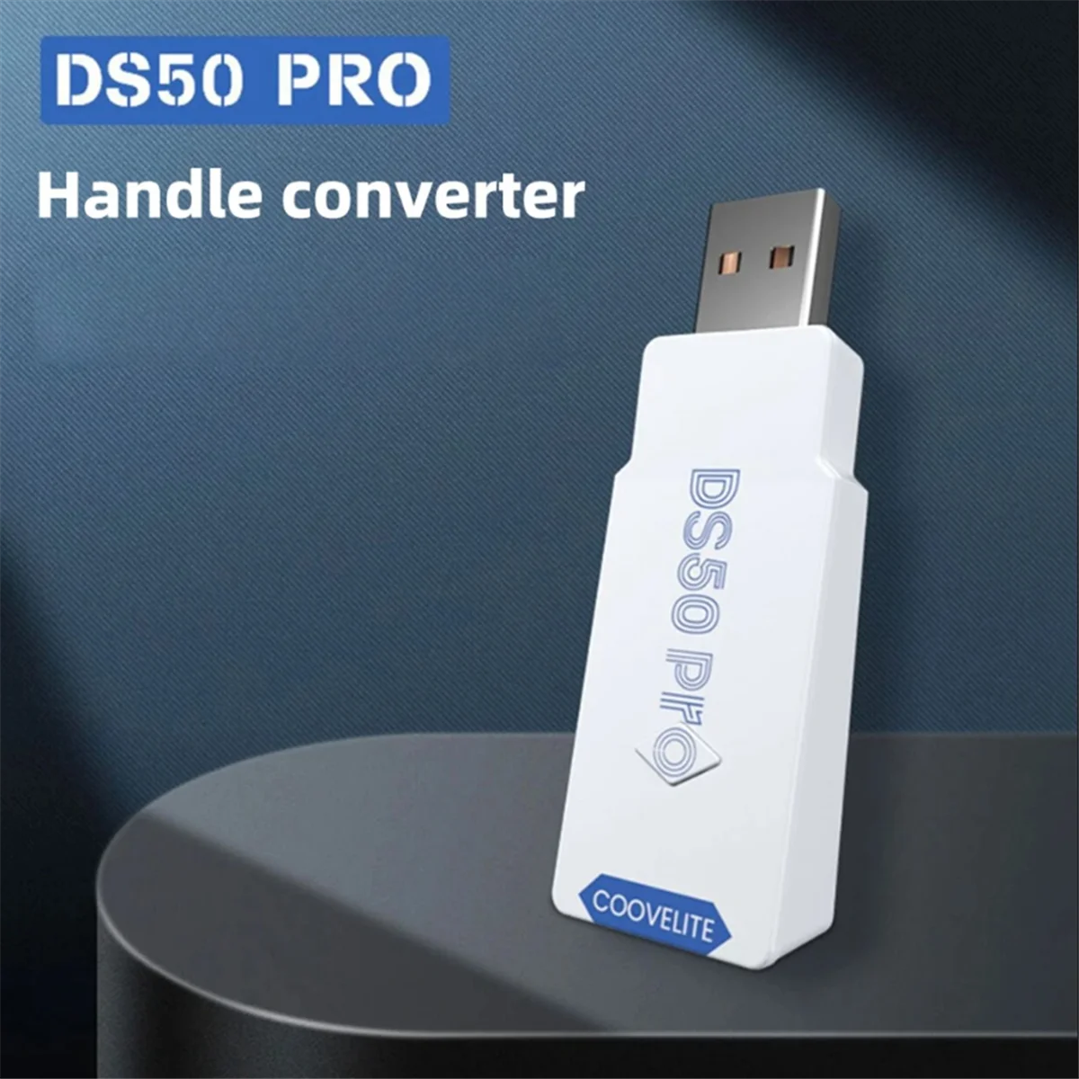 CoovElite DS50 Pro Gamepad Converter ตัวรับสัญญาณ USB สําหรับ PS5 PS4 PS3 Xbox Bluetooth Controller อะแดปเตอร์ไร้สาย