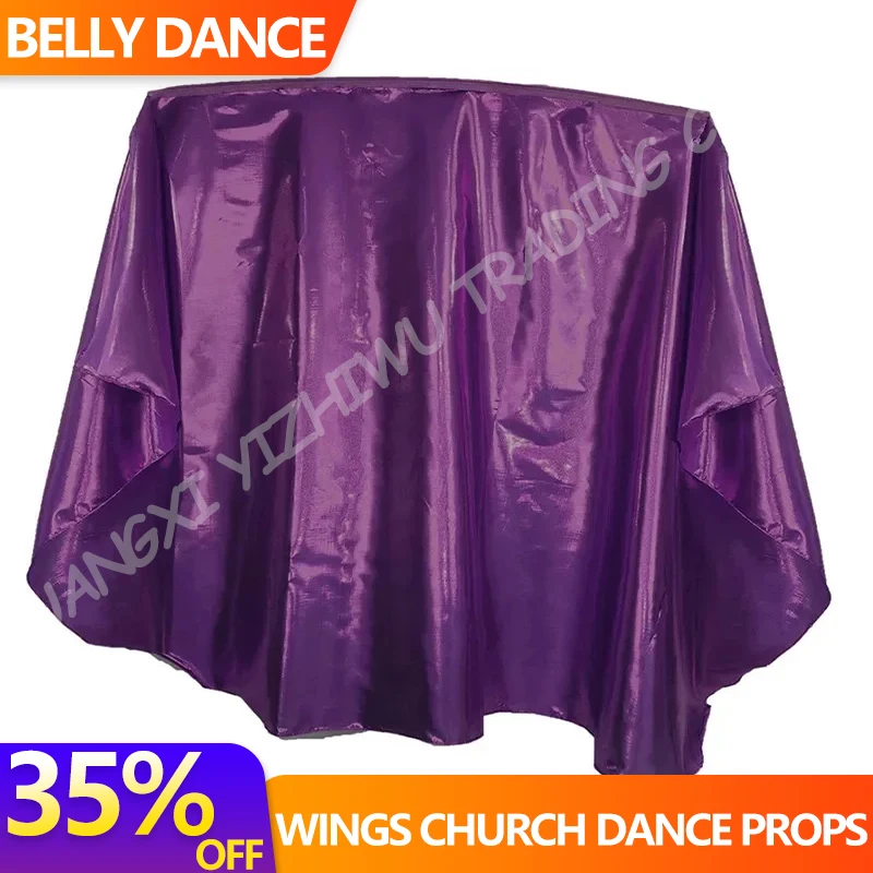 Women Soft Flag Wings Dance Props Belly Dance Elegant and Stick Wings Performance Props