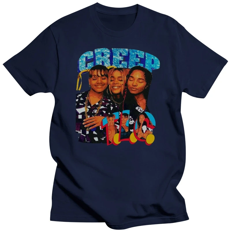 RARE! TLC - CREEP CRAZY SEXY COOL HOIP HOP T-SHIRT   black USA SIZE