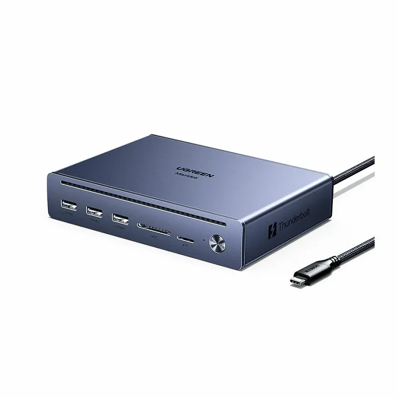 UGREEN Maxidok Thunderbolt 5 Docking Station,Triple 4K@144Hz, 3xTBT5 Port,10-in-1, 120Gbps Max Transfer, DP 2.1 Port, 8K@60Hz