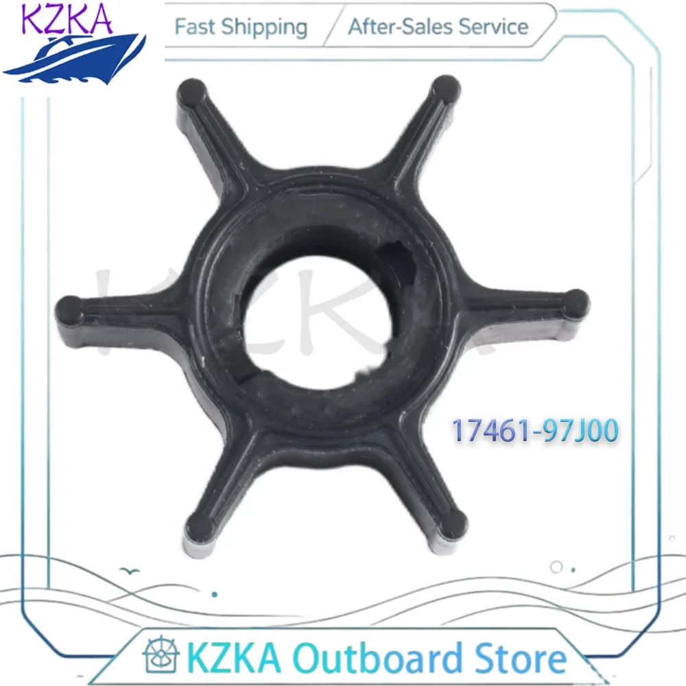 17461-97J10 Water Pump Impeller 17461-97JM0 17461-97J00 For Suzuki Marine 4 Stroke 2.5 HP DF2.5 2003-UP 17461-97JL0 Outboard