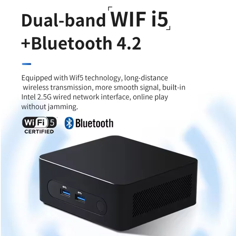 كمبيوتر صغير GMKtec ZX03 Intel Alder Lake-N150 يعمل بنظام التشغيل Windows 11 16G LPDDR4 1 تيرابايت SSD WIFI5 BT4.2 LAN 2.5G 1000M 4K HDMI كمبيوتر ألعاب مكتبي