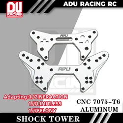 ADU Racing przednia tylna amortyzacja wieża CNC 7075-T6 aluminium dla ARRMA 6S 1/7INFRACTION LIMITLESS FELONY