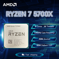 NEW AMD Ryzen 7 5700X 3.4GHz 7NM L3=32M Processor 65W Socket AM4 8-Core 16-Thread R7 5700X DDR4 but without fan