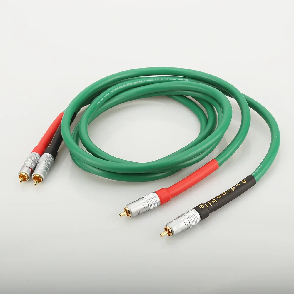 High Quality 2328 Pure Copper Hifi Audio RCA Interconnect Cable for Superior Sound Transmission