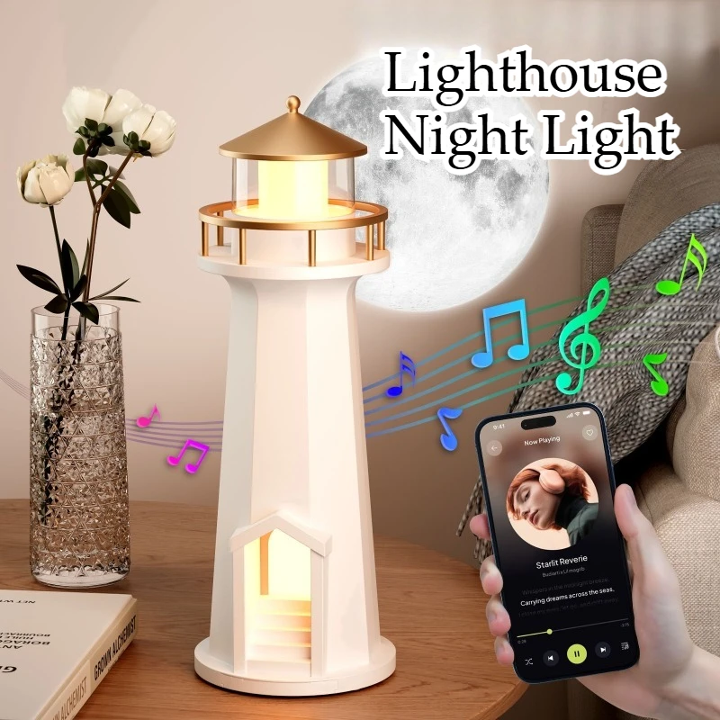 

Перезаряжаемый проектор-ночник «Лунный маяк», прикроватная лампа, декор, подарок на день рождения и праздники для детей, украшение для дома