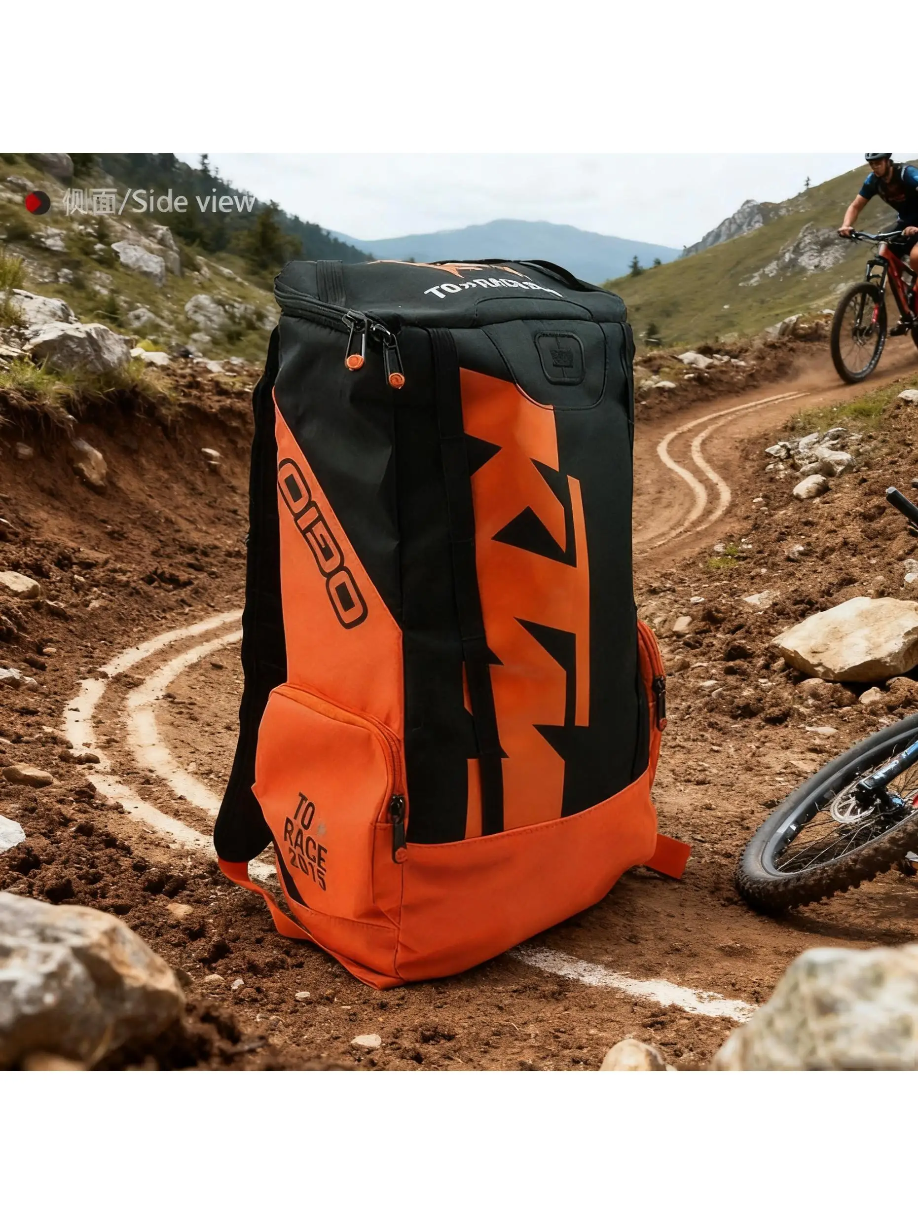 Voor KTM motorfiets logo rugzak multifunctionele rugzak met grote capaciteit KTM Duke ADV SW 125 200 390 690 790 990 Super 1050 1190 - afbeelding 2