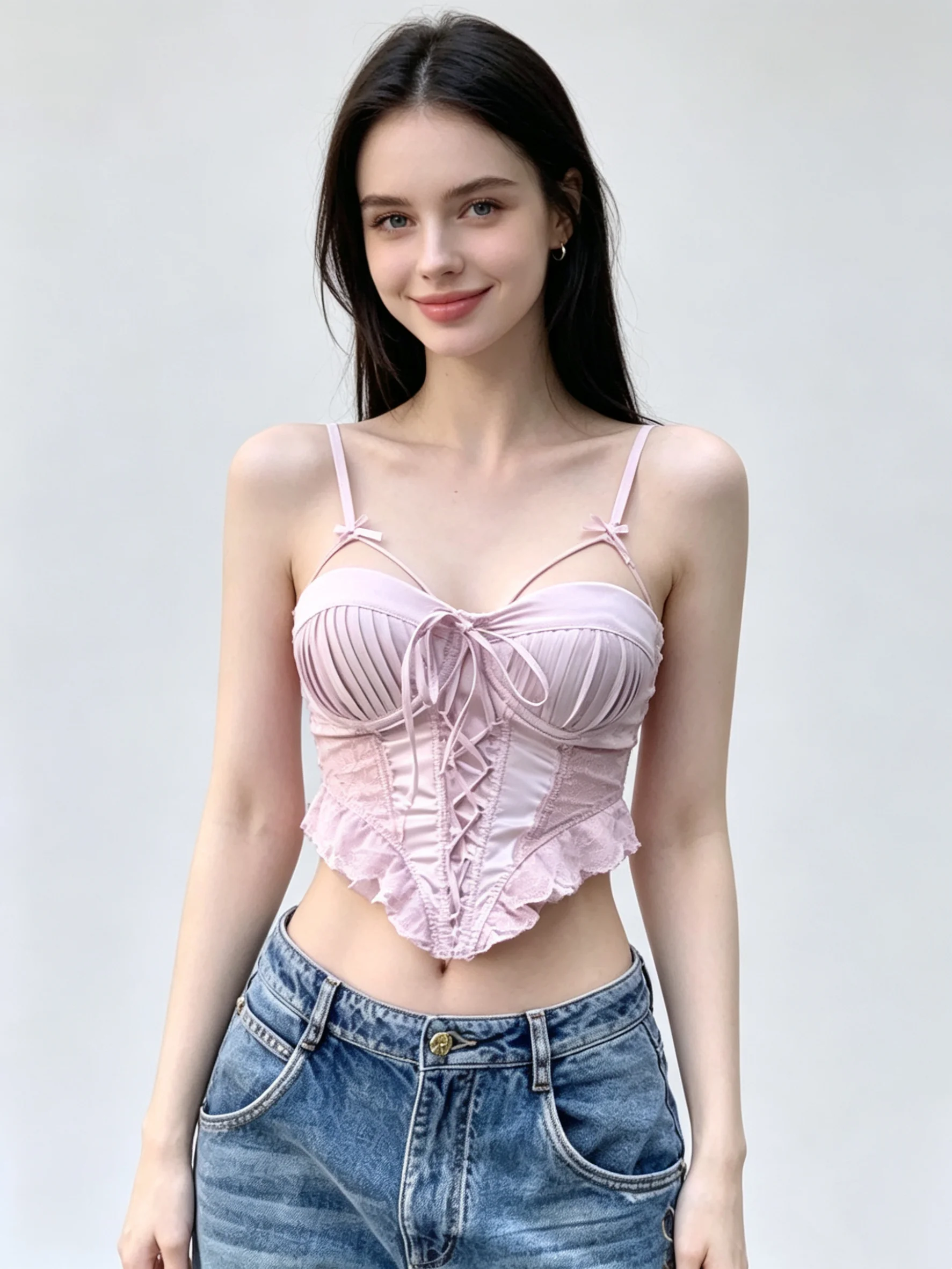 

Women's Clothing Purple Lace Top French Style Vintage Sexy Vest Corset Tank Top Padded Lingerie Bra Tops For Women Summer 2026