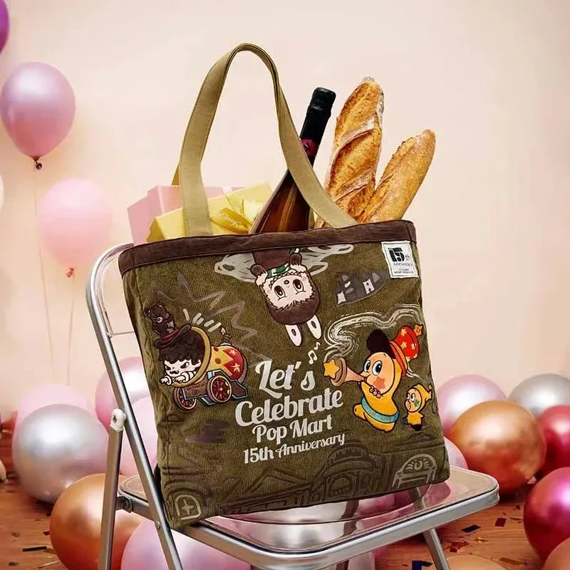 POPMART celebração original e genuína deste momento série de bolsa de ombro único requintada e fofa caixa cega presente de aniversário