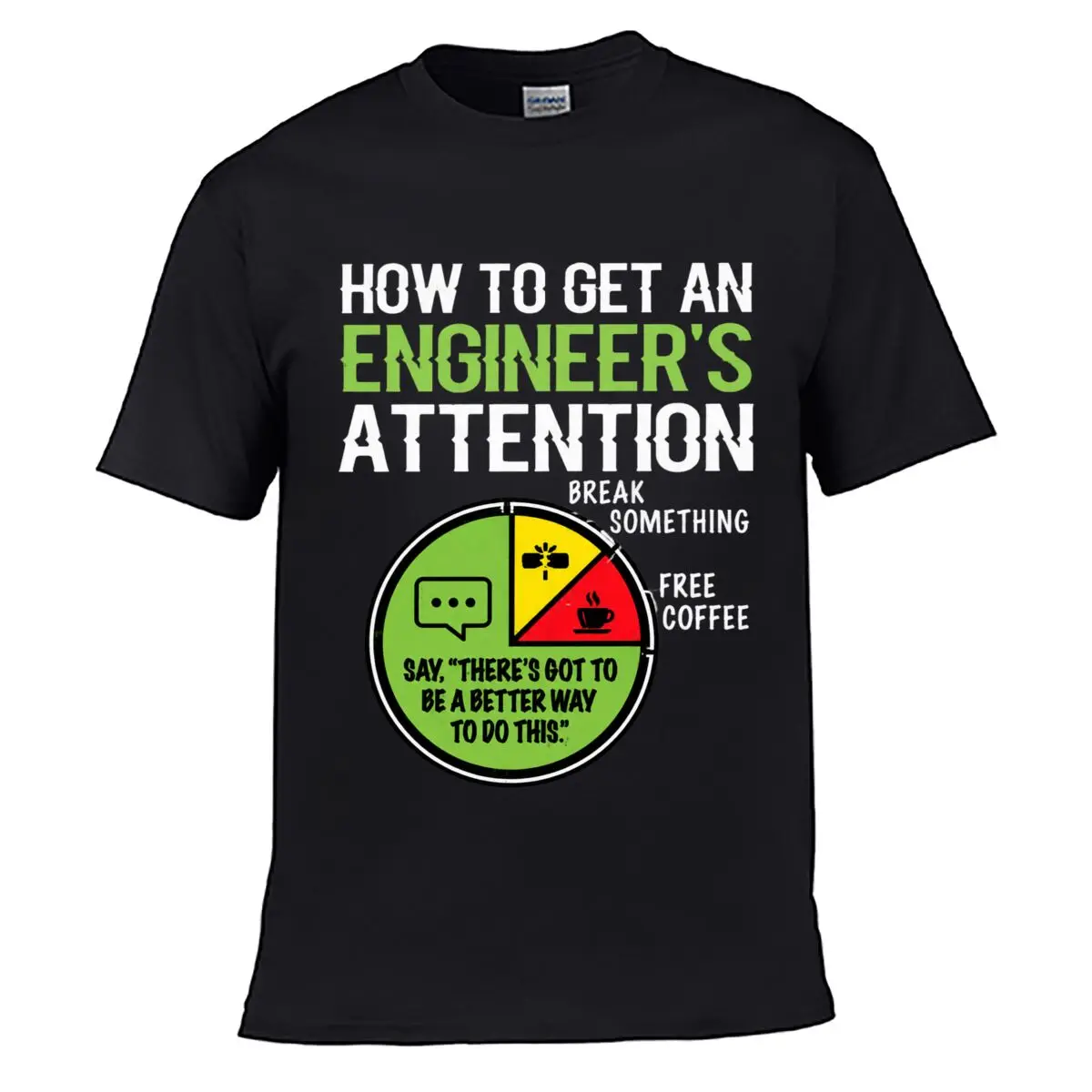 Engineers Attention Say Theres Got To Be A Better Way Men Summer T-shirt Top