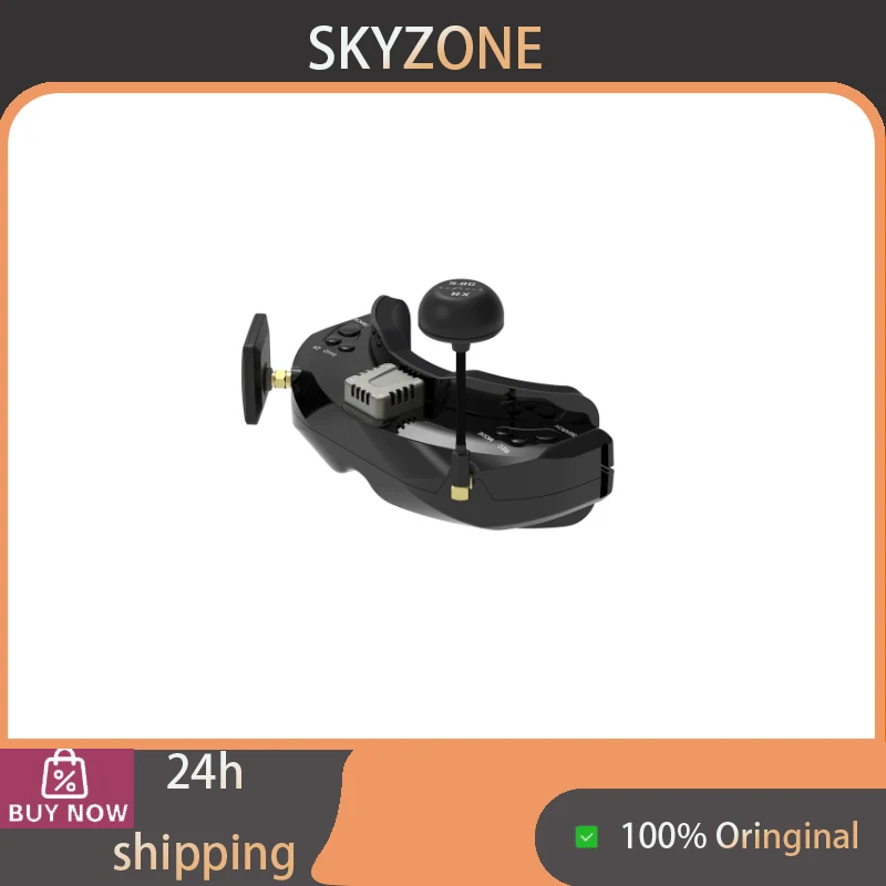 SKYZONE 02O FPV Goggles with HD DVR, Fusion Analog Receiver for RC Drone FPV Racing Fixed Wing Aircraft